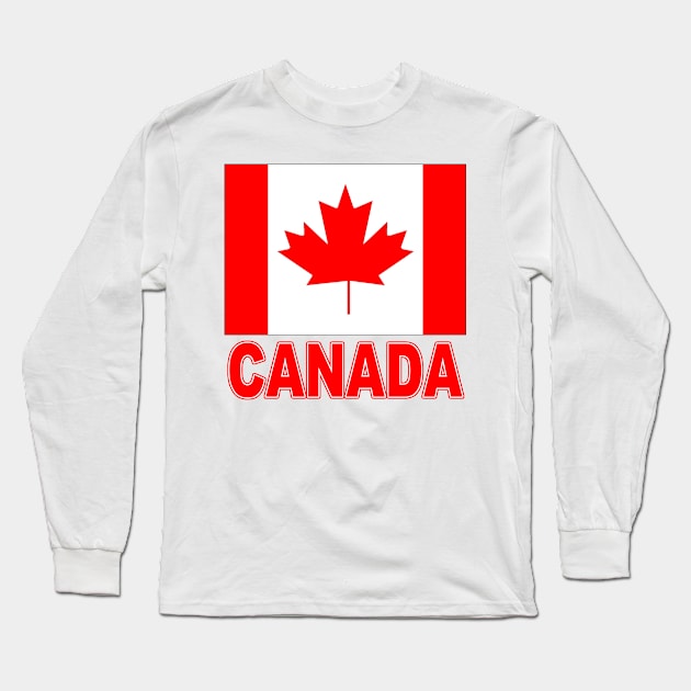 The Pride of Canada - Canadian Flag Design Long Sleeve T-Shirt by Naves